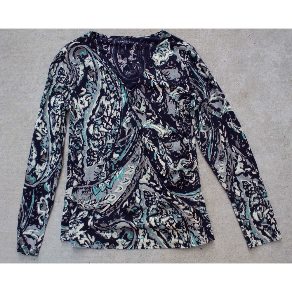 Coldwater Creek Long Sleeve Top Small Size 8